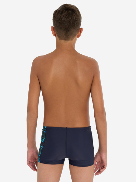 Плавки-шорты Speedo HyperBoom Panel Aquashort детские (Детский; 11-12 лет; синий/бирюзовый)